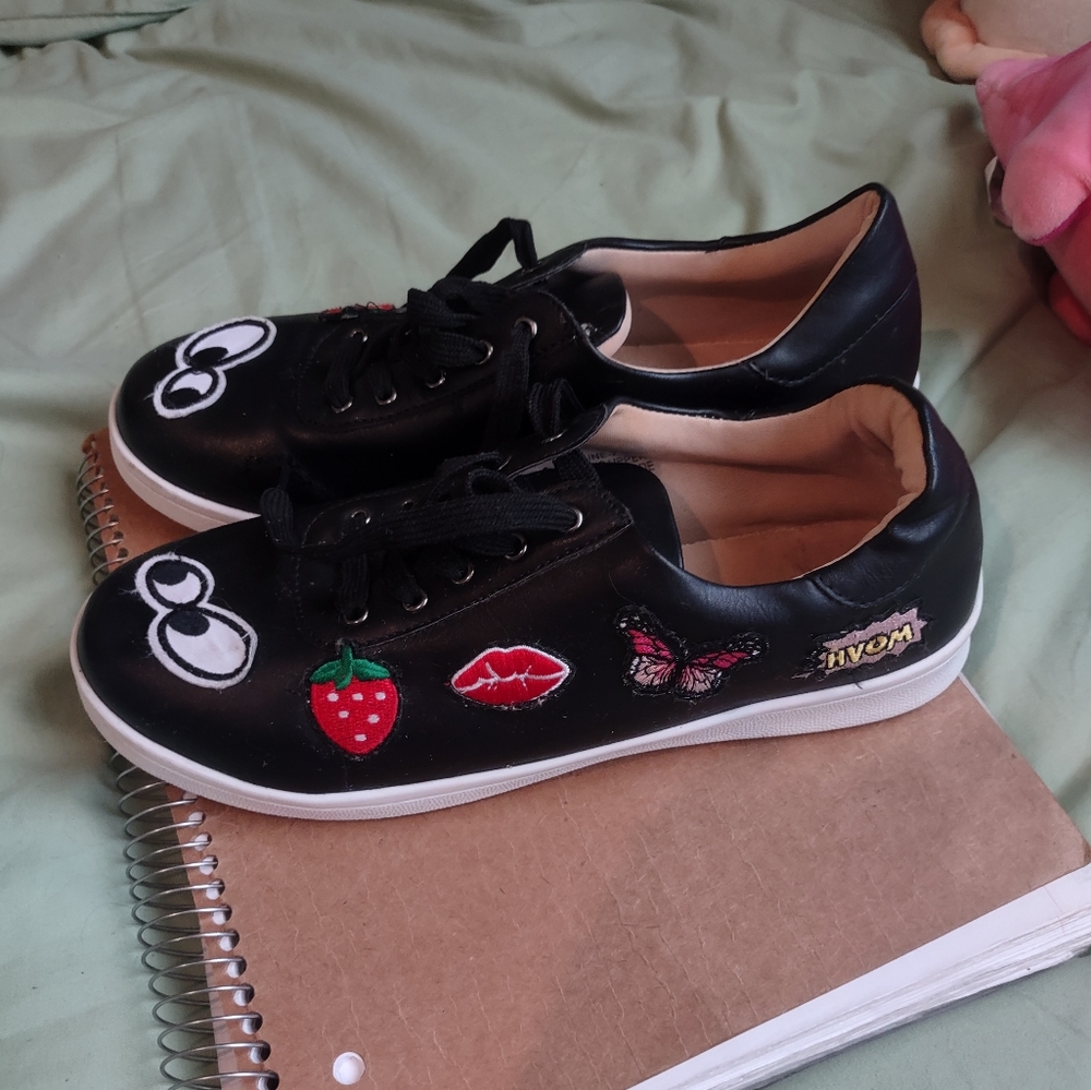 Emoji Sneakers size 8.5 (Fits like an 8)